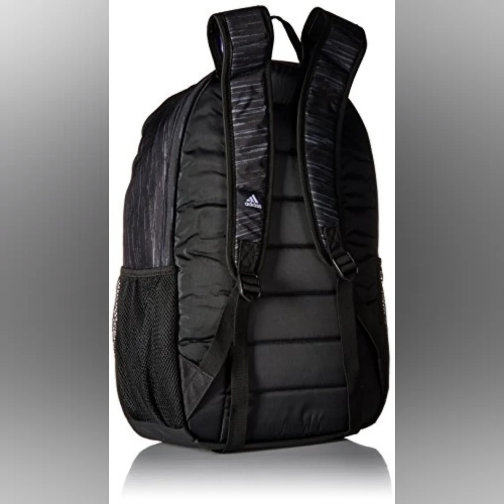 NWT Adidas Unisex Mission Plus Backpack Looper Black/Light Flash Purple